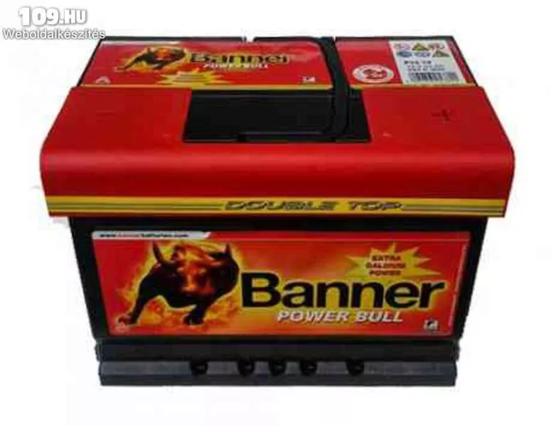 Akkumulátor BANNER Power Bull 12V 55Ah jobb+