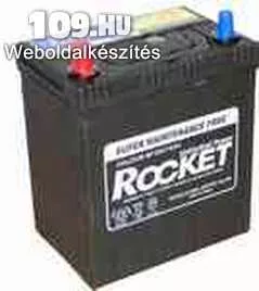 Akkumulátor ROCKET 12V 40Ah Japán Bal+