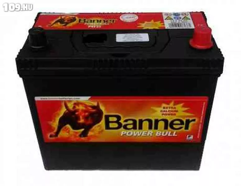 Akkumulátor BANNER Power Bull 12V 45Ah jobb+