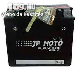 Akkumulátor JP MOTO 12V 18Ah YTX20L-BS Jobb+